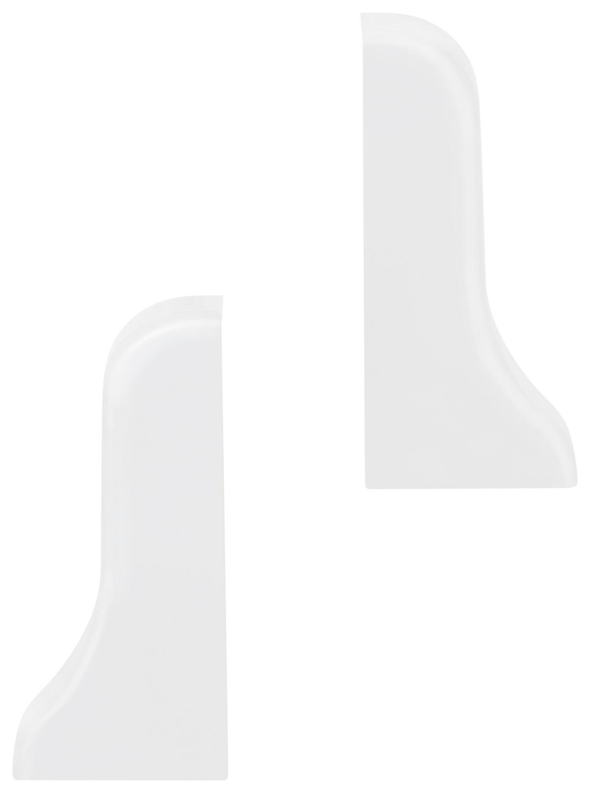 Endkappe weiß L/B/H: ca. 2,04x0,97x4,94 cm Endkappe für 48mm KST SL weiß - weiß (2,04/0,97/4,94cm)
