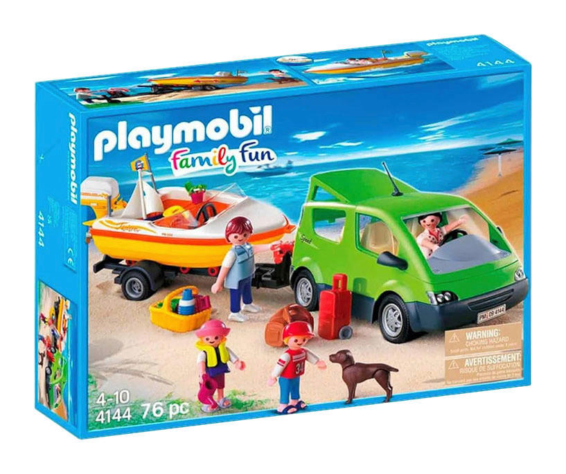 Playmobil Familienvan mit Bootsanhänger 4144 4144 - Playmobil