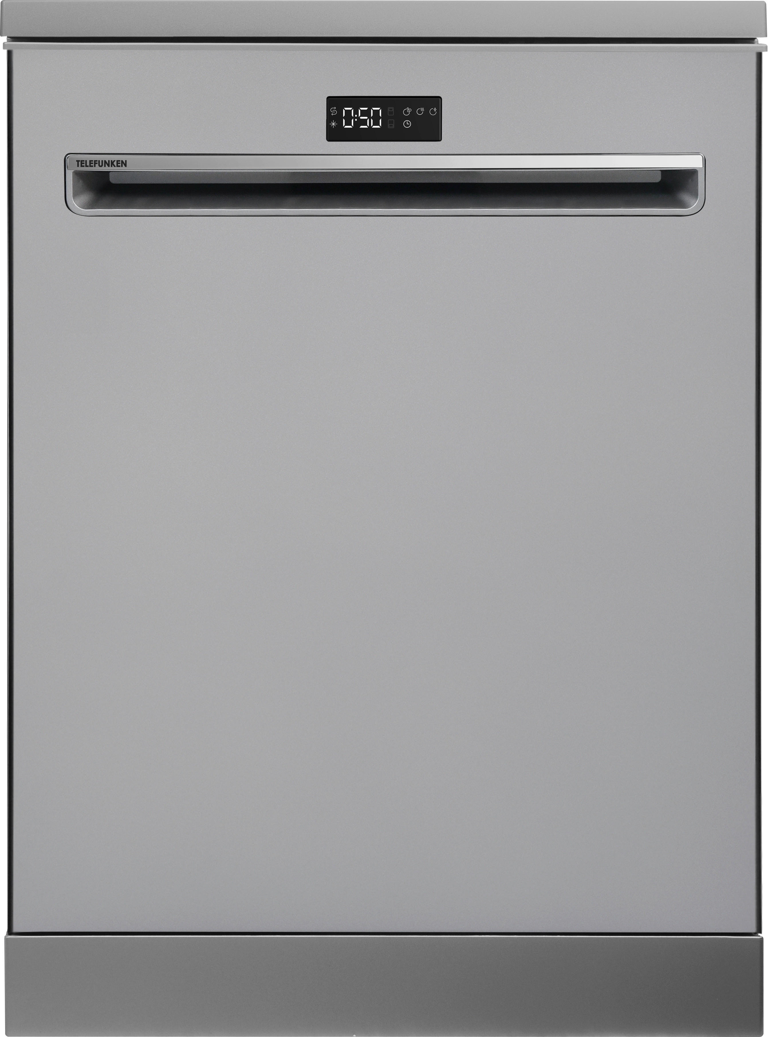 Telefunken Geschirrspüler TF-DW-6S25SD silber B: ca. 60 cm Geschirrspüler TF-DW-6S25SD - silber (60,00cm) - TELEFUNKEN