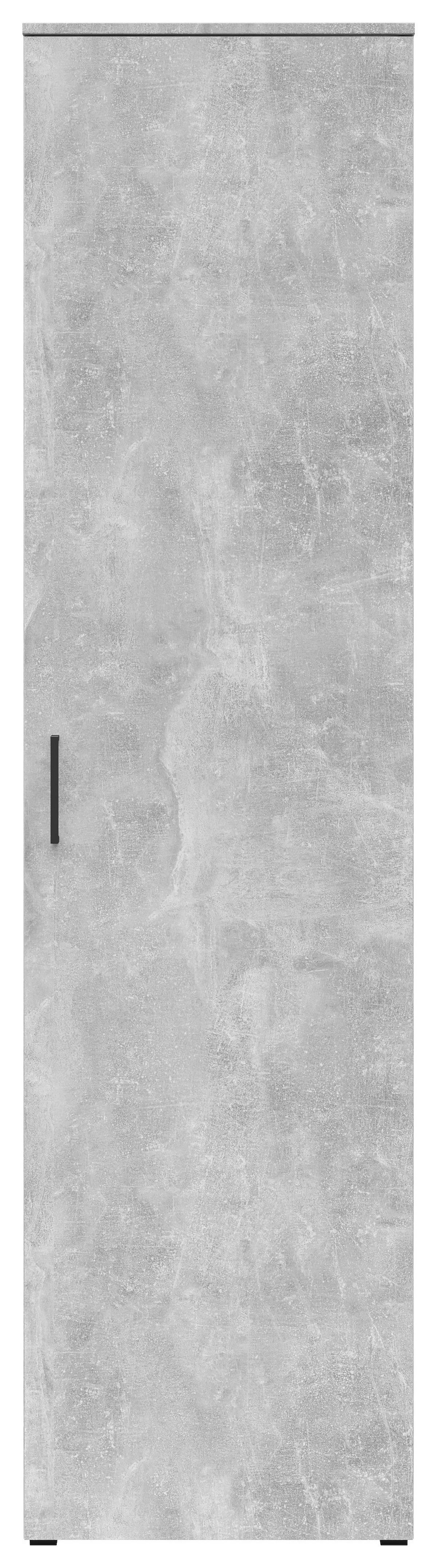 Schrank Multi-Stauraum Typ 51 Beton Optik B/H/T: ca. 50x195x40 cm Multi-Stauraum Typ 51 - Beton (50,00/195,00/40,00cm)