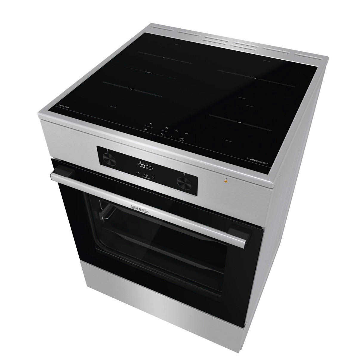 Gorenje Stand-Elektroherd GEIT6C60XPG Edelstahl B/H/T: ca. 60x85x60 cm Stand-Elektroherd GEIT6C60XPG - Edelstahl (60,00/85,00/60,00cm) - Gorenje