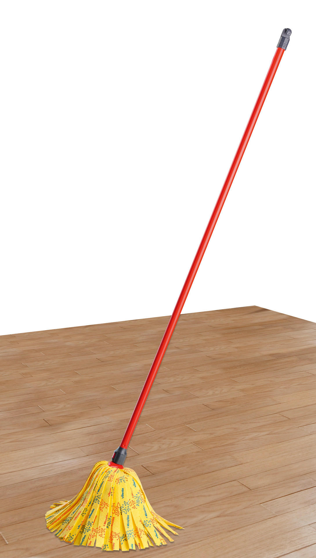 Vileda Wischmopp rot H: ca. 164 cm Wischmopp_Supermocio_Vileda - blau/rot (164,00cm) - Vileda