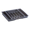 Zeller Besteckkasten ausziehbar grau B/H/L: ca. 38x7x48 cm Besteckkasten_ausziehbar - grau (48,00/38,00/7,00cm) - Zeller