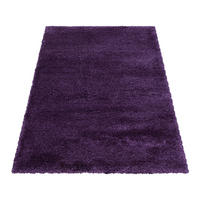 Ayyildiz Teppich FLUFFY lila B/L: ca. 160x230 cm FLUFFY - lila (160,00/230,00cm) - Ayyildiz