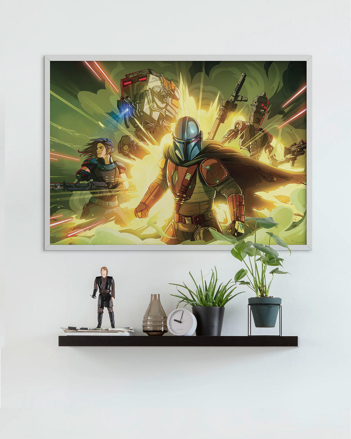 Komar Poster Mandalorian Fireteam Disney B/L: ca. 50x40 cm Mandalorian Fireteam - (50,00/40,00cm) - Komar