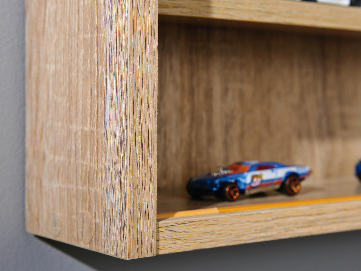Vitrine Collectiziony Eiche Sonoma Nachbildung Holzwerkstoff B/H/T: ca. 80x60x10 cm Collectiziony - Eiche (80,00/60,00/10,00cm) - Inter Link