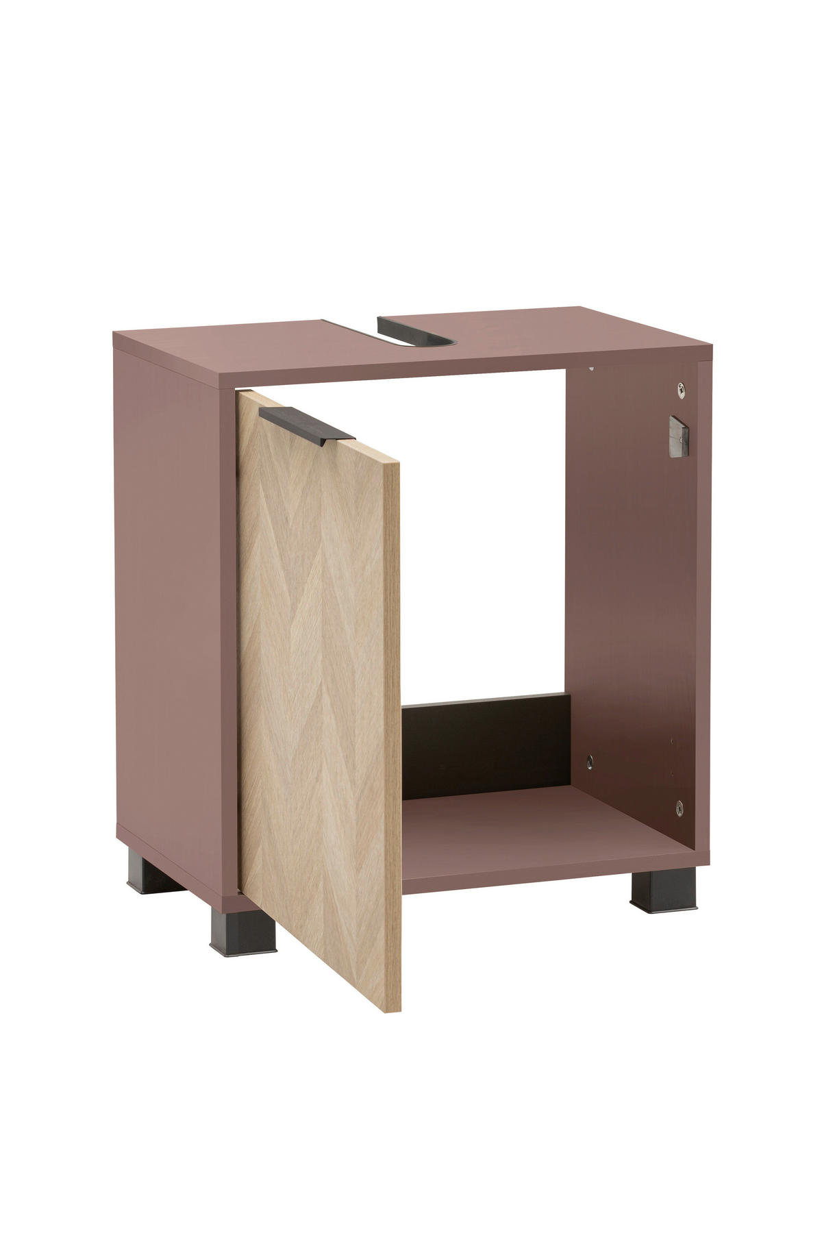 Waschbeckenunterschrank Piazza braun B/H/T: ca. 50,3x56x33 cm Piazza - braun (50,30/56,00/33,00cm) - Schildmeyer