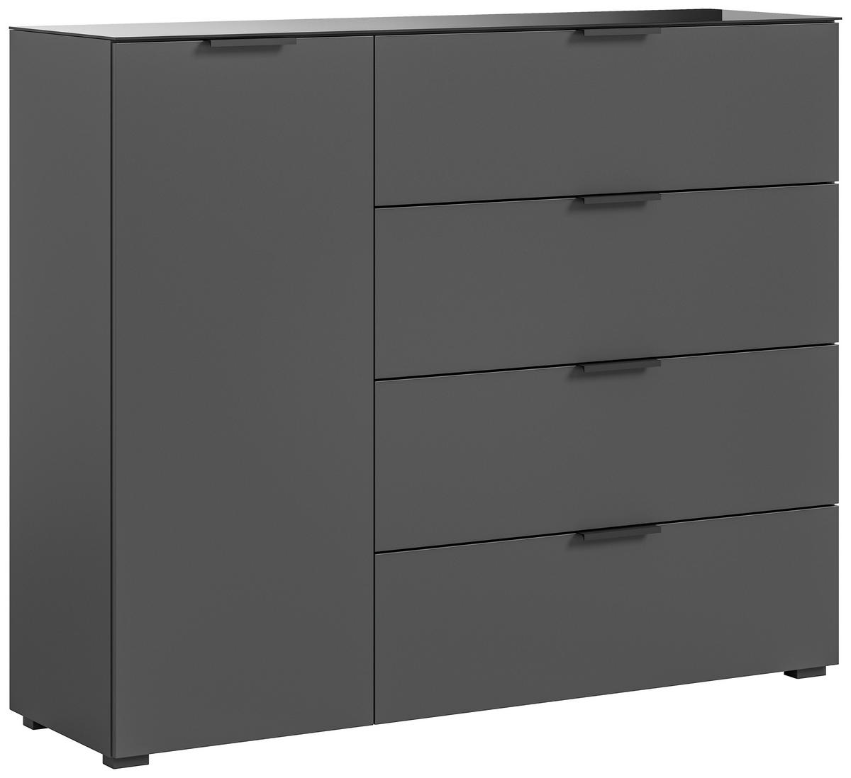Kommode Ray anthrazit B/H/T: ca. 135x112x40 cm Ray - anthrazit (135,00/112,00/40,00cm) - xonox.home
