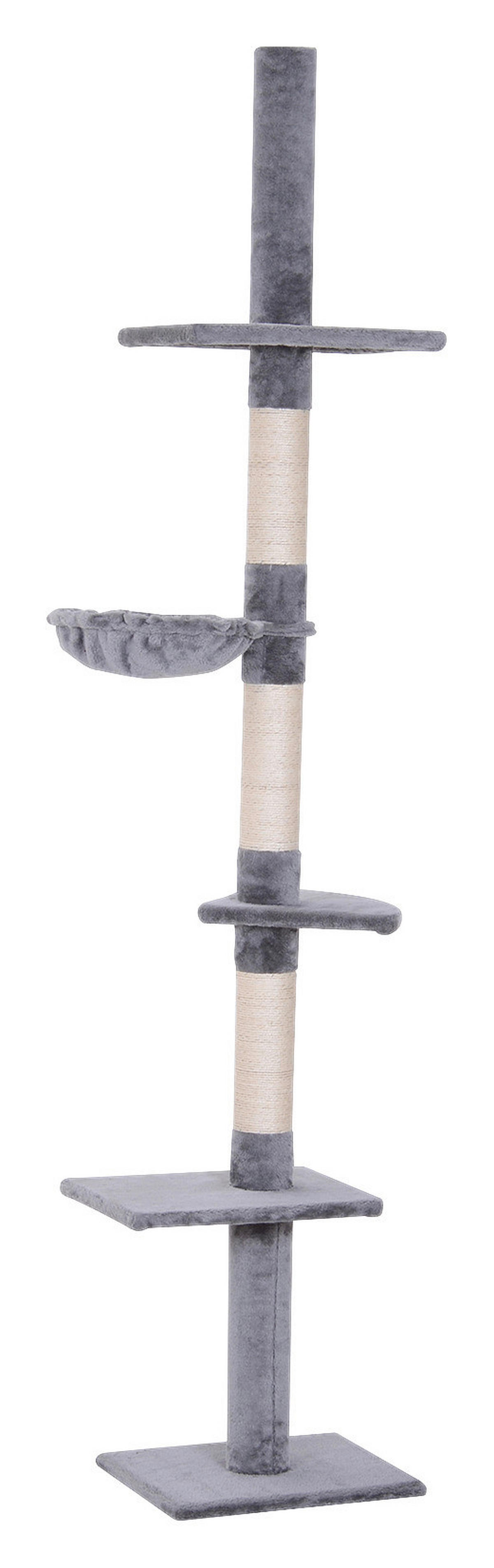 PawHut Kratzbaum grau Spanplatte B/H/L: ca. 34x260x40 cm Kratzbaum - grau (40,00/34,00/260,00cm) - PawHut