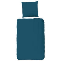 Microfaser Bettwäsche Pure uni petrol petrol Microfaser B/L: ca. 135x200 cm Pure uni petrol - petrol (135,00/200,00cm) - Pure