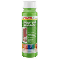 POCOline Vollton- und Abtönfarbe wiesengrün ca. 0,25 l Voll+Abtönfarbe 250ml wiesengrün - wiesengrün (250ml) - POCOline