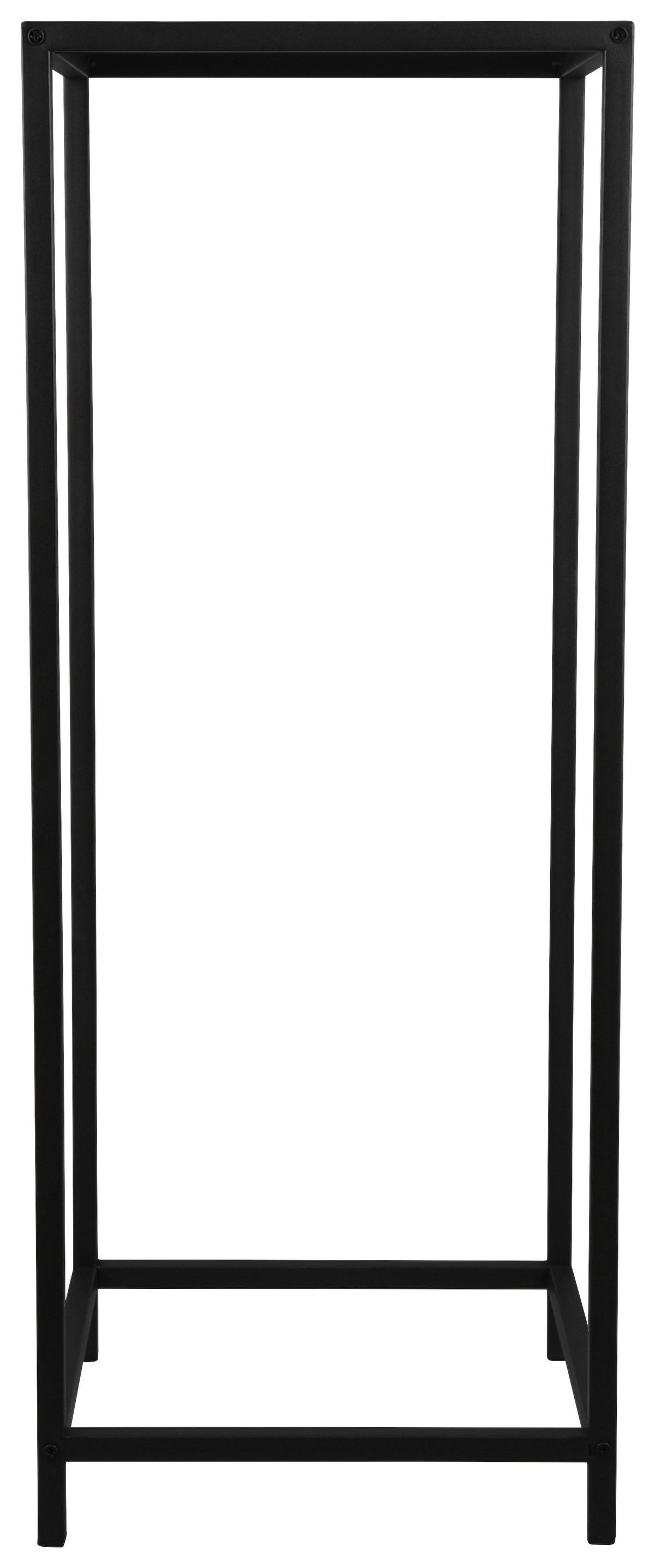 Beistelltisch Vera schwarz lackiert Metall B/H/T: ca. 31x80x31 cm Vera - schwarz (31,00/80,00/31,00cm)