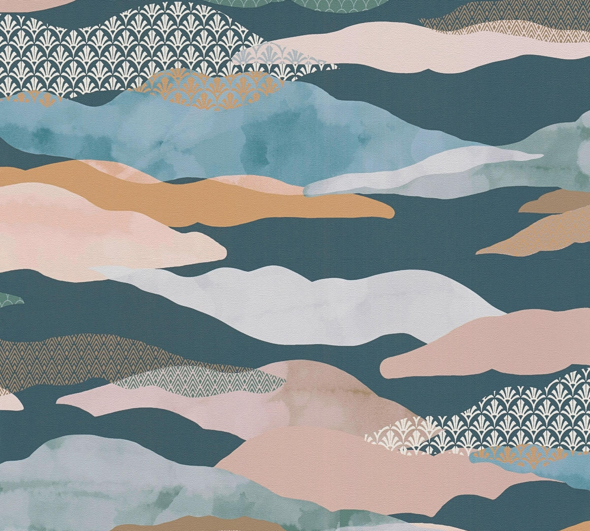 A.S.Creation Vliestapete grün rosa B/H/D: ca. 53x1005x8 cm Vliestapete - grün/rosa (8,00/1005,00cm) - A.S.Creation