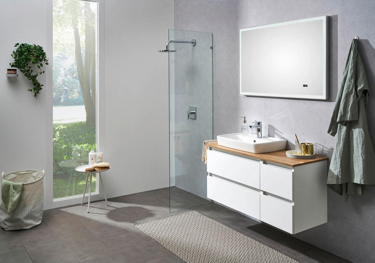 Badezimmer-Set Quickset 360 weiß glanz B/H/T: ca. 113x200x50 cm Quickset 360 - weiß (113,00/200,00/50,00cm) - Pelipal