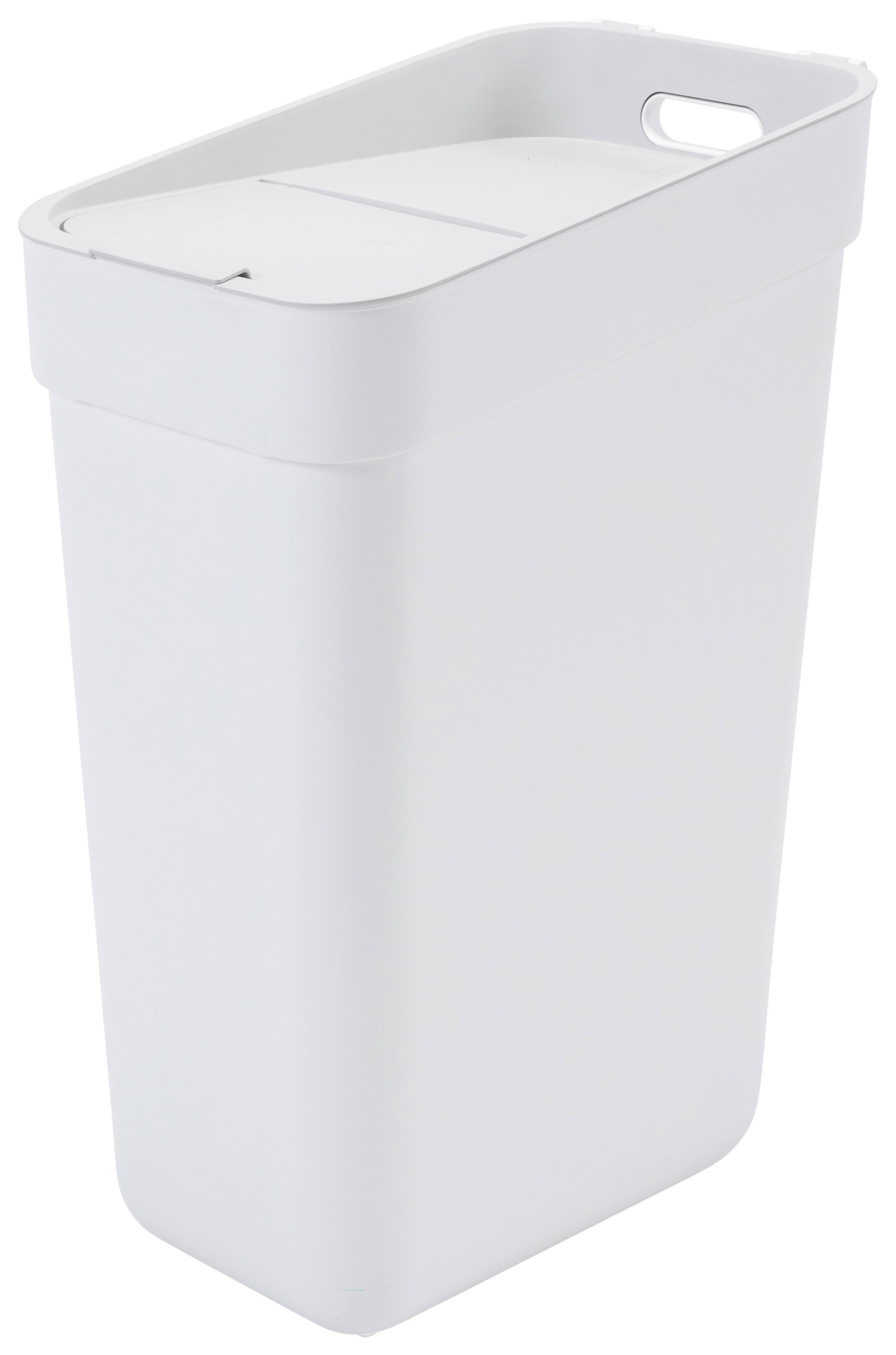 Curver Abfalleimer weiß B/H/L: ca. 24,6x55,1x36,7 cm Abfalleimer_ca.30l - weiß (36,70/24,60/55,10cm) - Curver