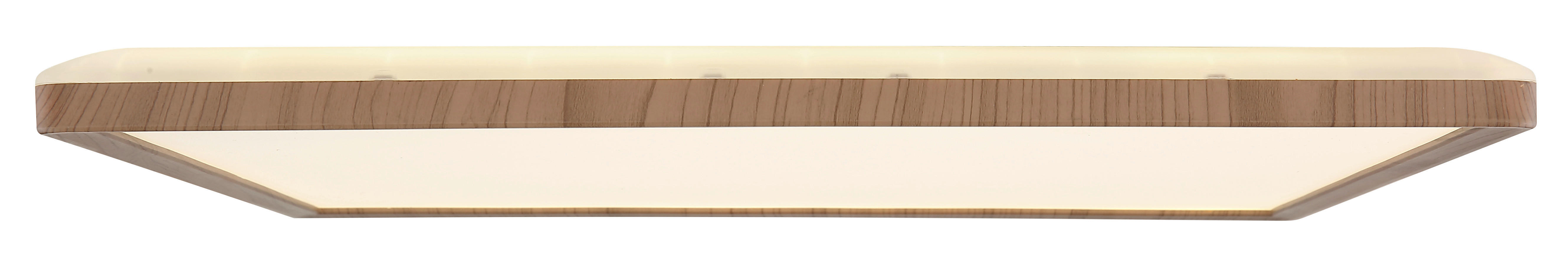 Thumbnail - GLOBO LED-Deckenleuchte Opal braun Kunststoff B/H/T: ca. 42x2,5x42 cm