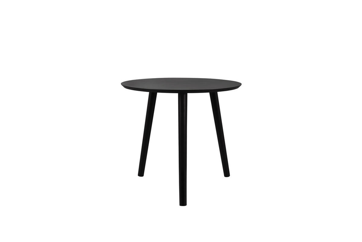 Beistelltisch Vilma schwarz H/D: ca. 50x50 cm Vilma - schwarz (50,00/50,00cm)