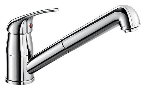 BLANCO Armatur Daras-S Chrom Chrom B/H/T: ca. 5,5x16x25,8 cm Daras-S - Chrom (5,50/16,00/25,80cm) - BLANCO