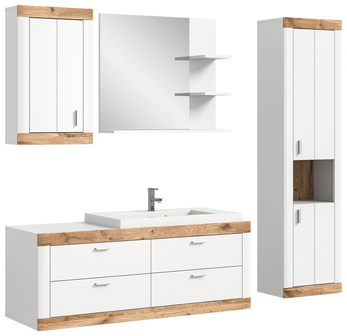 Badezimmer-Set LAREDO B/H/T: ca. 192x172x48 cm LAREDO - (192,00/172,00/48,00cm) - xonox.home