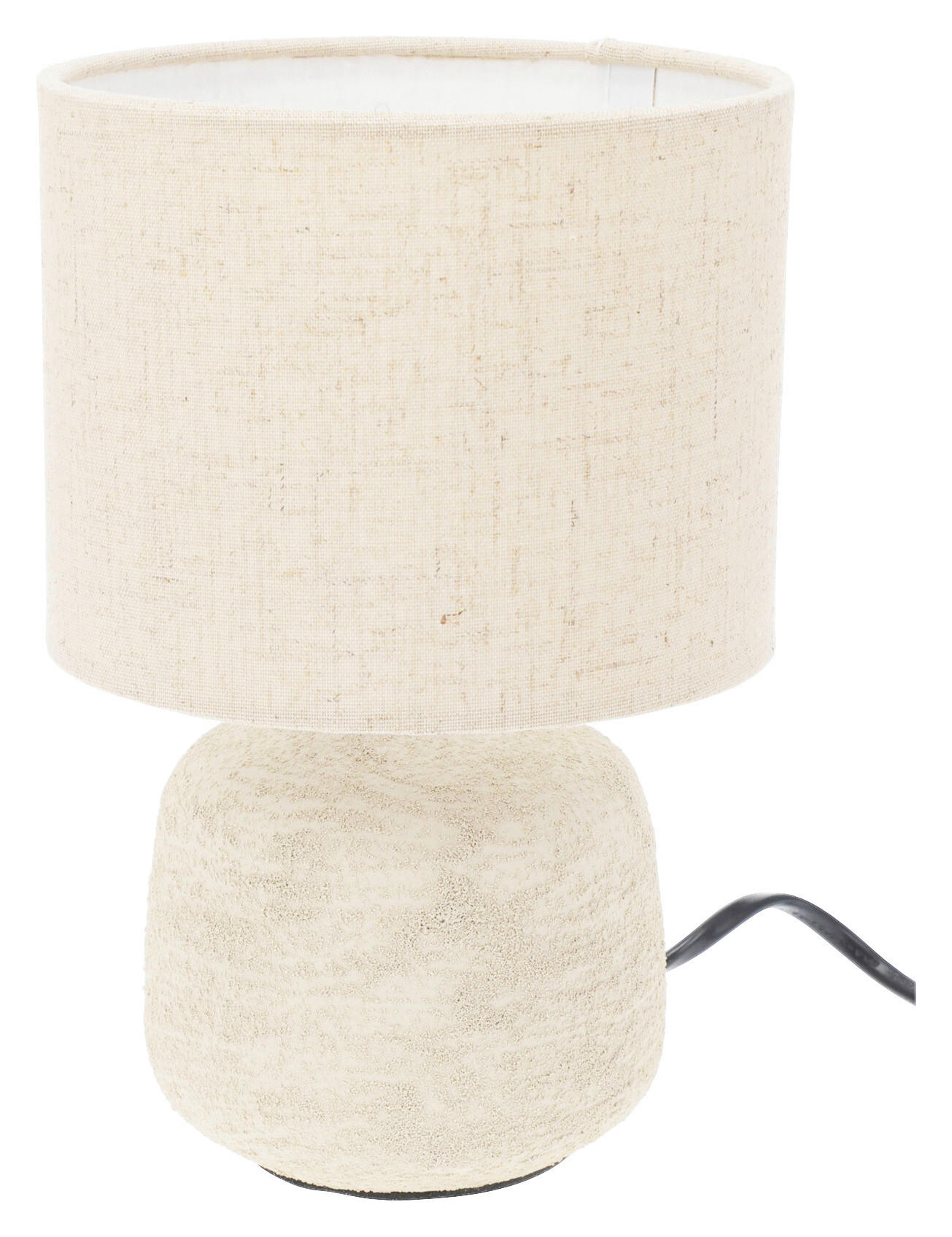 Tischlampe braun Keramik E14 1 Brennstellen Tischlampe - braun