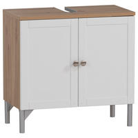 Waschbeckenunterschrank Jesper Eiche Artisan Nachbildung weiß matt B/H/T: ca. 60,2x58,5x32 cm Jesper - Eiche/weiß (60,20/58,50/32,00cm) - Möbelpartner