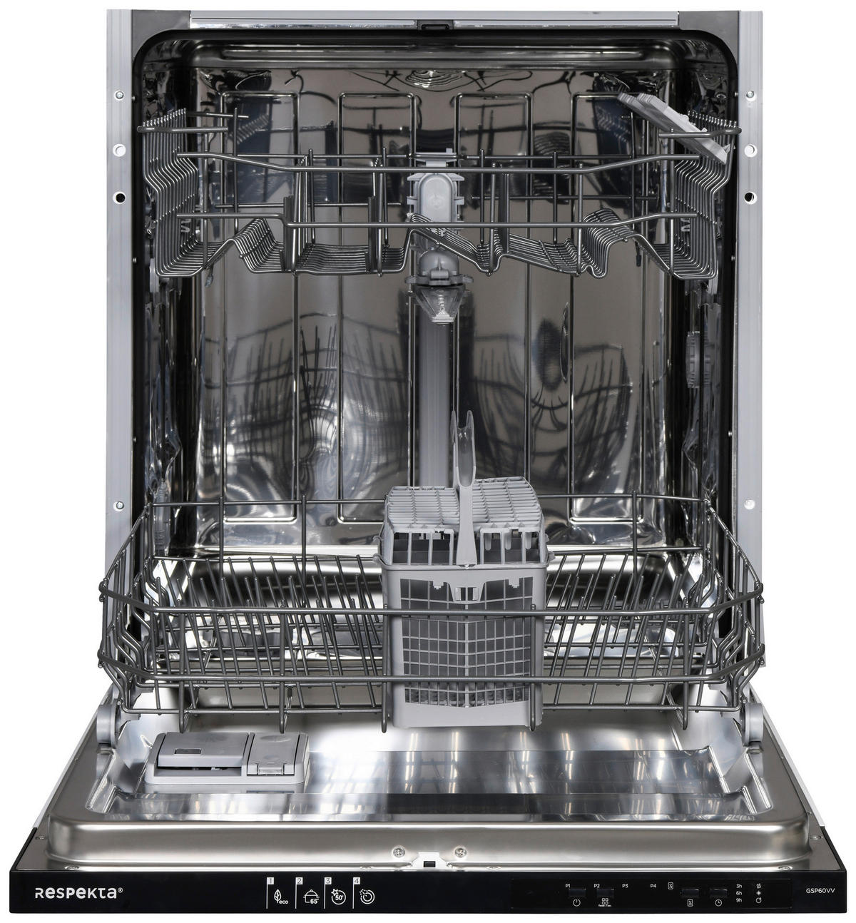 Respekta Küchenblock Premium grau hochglänzend B/H/T: ca. 280x220,5x172 cm Premium - weiß/granit (280,00/220,50/172,00cm) - Respekta