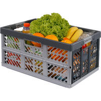 keeeper Klappbox silber B/H/L: ca. 37x28x54 cm Profi-Klappbox_Ben 45l - silber (54,00/37,00/28,00cm) - keeeper