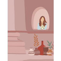 Komar Poster Thousand and Two Nights Frau B/L: ca. 30x40 cm Thousand and Two Nights - (30,00/40,00cm) - Komar