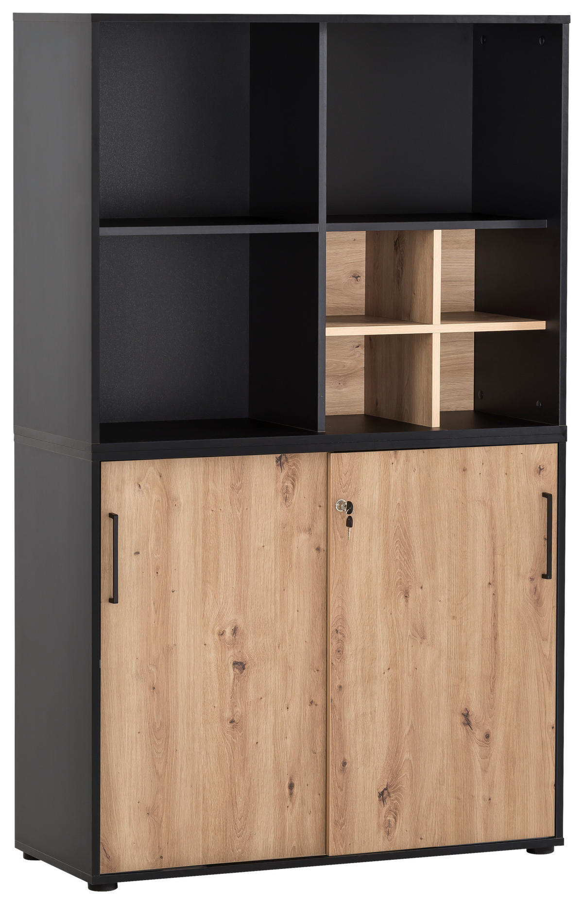 Regal Aino Eiche Artisan Nachbildung B/H/T: ca. 47,5x38,4x32,8 cm Aino - Eiche (47,50/38,40/32,80cm) - Möbelpartner