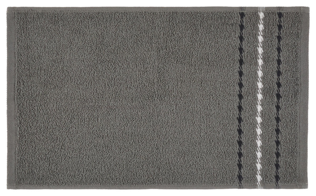 POCOline Gästehandtuch ANNA ANNA - anthrazit (30,00/50,00cm) - POCOline