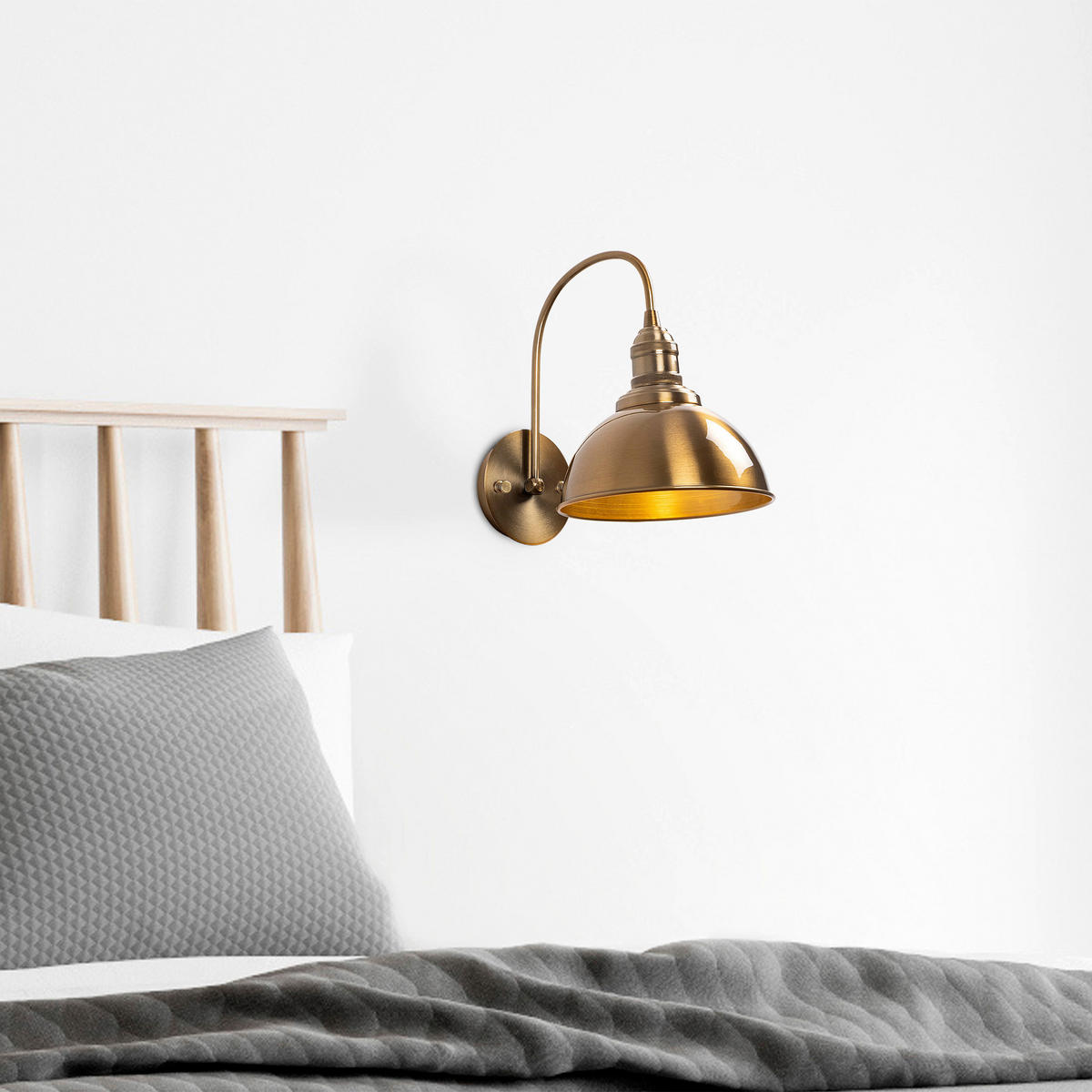 Opviq Wandleuchte B/H/T/L/D: ca. 27x36x27x27x27 cm E27 1 Brennstellen Varzan - (27,00/27,00/36,00cm) - Opviq