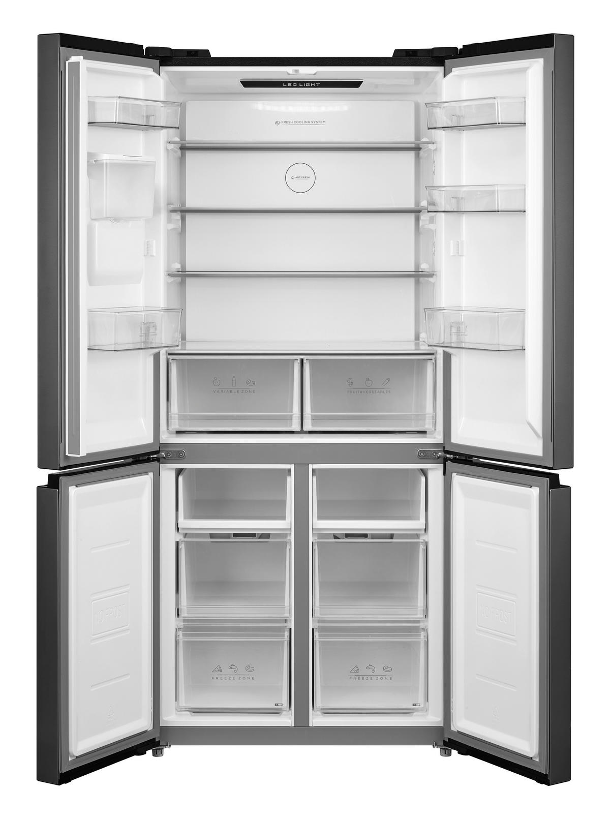 POCOline Cross-Door Kühl/Gefrierkombination MD-190-513-CDIXWDDNF dark Inox B/H/T: ca. 83,3x189,8x65,3 cm Multi-Door MD 190-513 CDIXWDDNF - dark Inox (83,30/189,80/65,30cm) - POCOline