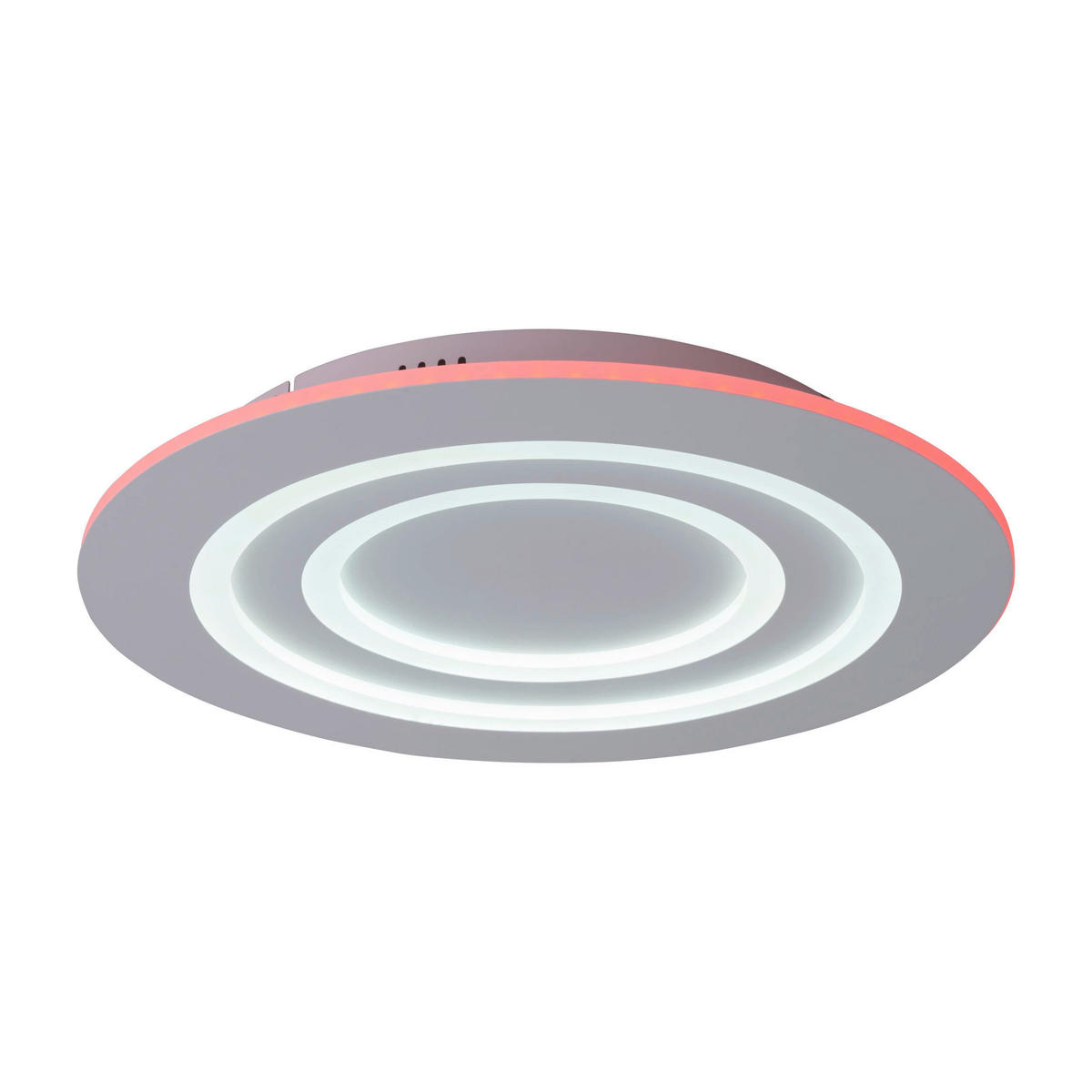Näve Leuchten LED-Deckenleuchte weiß Metall Kunststoff B/H/T/D: ca. 50x6x50x50 cm MIREL - weiß (50,00/6,00/50,00cm) - Näve Leuchten