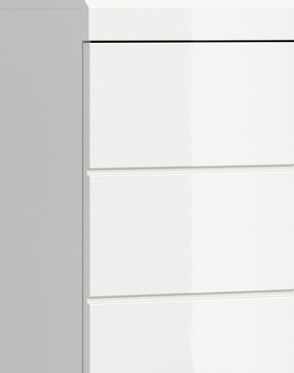 Badezimmer-Set Scout weiß weiß Hochglanz B/H/T: ca. 190x191x34 cm Scout - weiß (190,00/191,00/34,00cm) - xonox.home