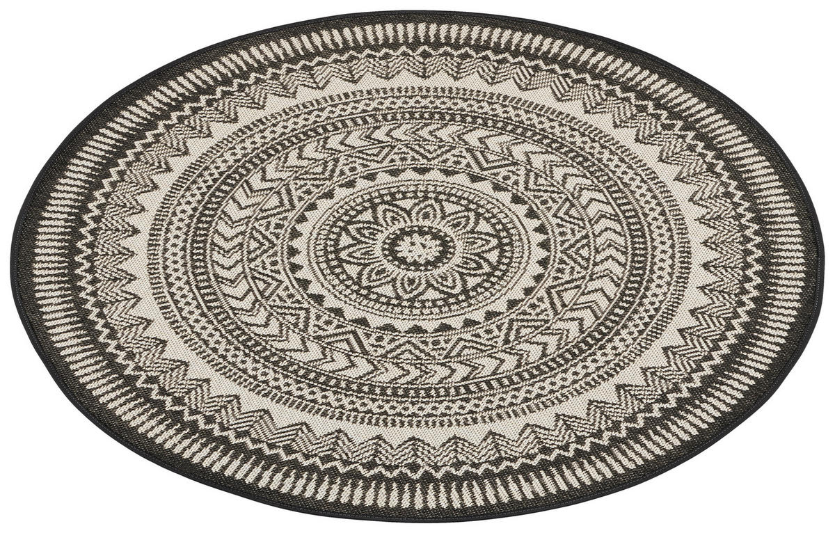 In-/Outdoor-Teppich Ambiente schwarz D: ca. 160 cm Ambiente - schwarz (160,00cm)