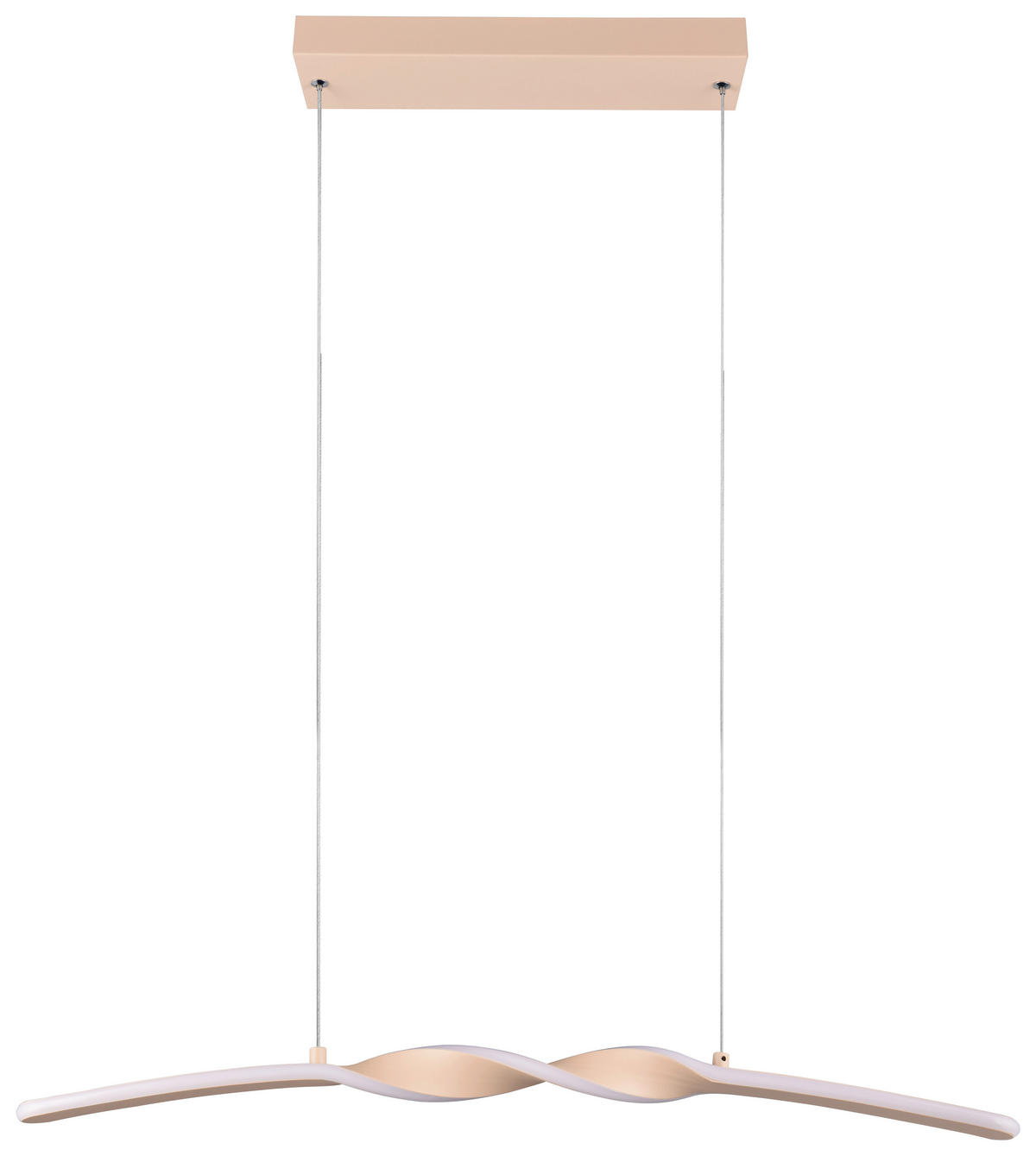 Reality LED Pendelleuchte Ginko sand Metall B/H/T: ca. 79x15x9 cm 1.0 Brennstellen Ginko - sand (79,00/15,00/9,00cm) - Reality