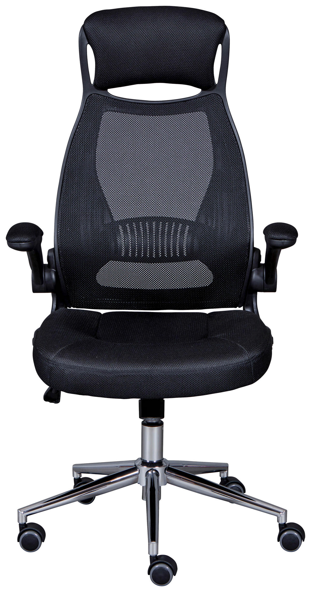 Drehstuhl XL Tecwork schwarz Textil XL Tecwork - schwarz (65,00/68,00/114,00cm) - Inter Link