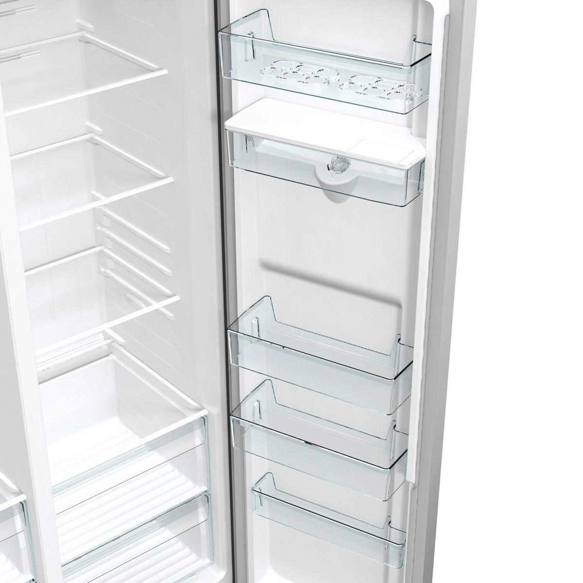 Gorenje Side-by-Side NRR9185EASWD Edelstahloptik B/H/T: ca. 91,5x178,6x67 cm Side-by-Side NRR9185EASWD - Edelstahloptik (91,50/178,60/67,00cm) - Gorenje