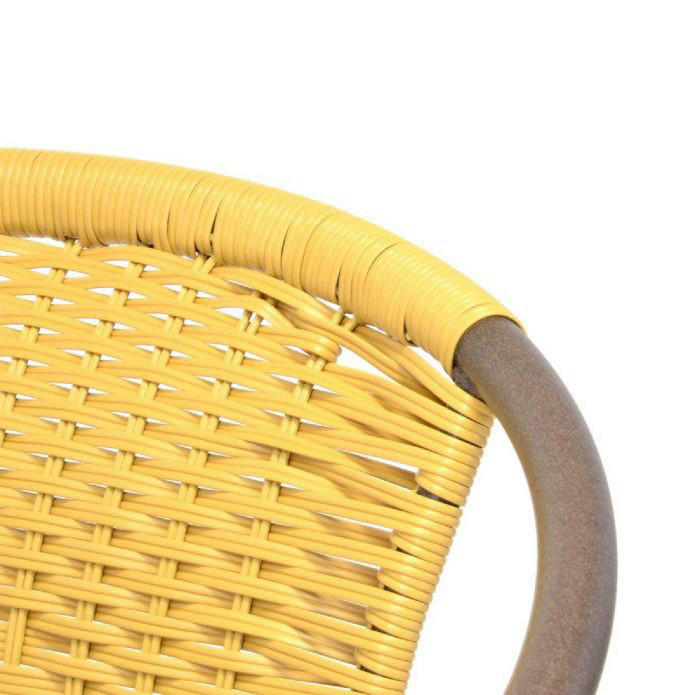 VCM Bistrostuhl beige Kunststoff B/H/T: ...