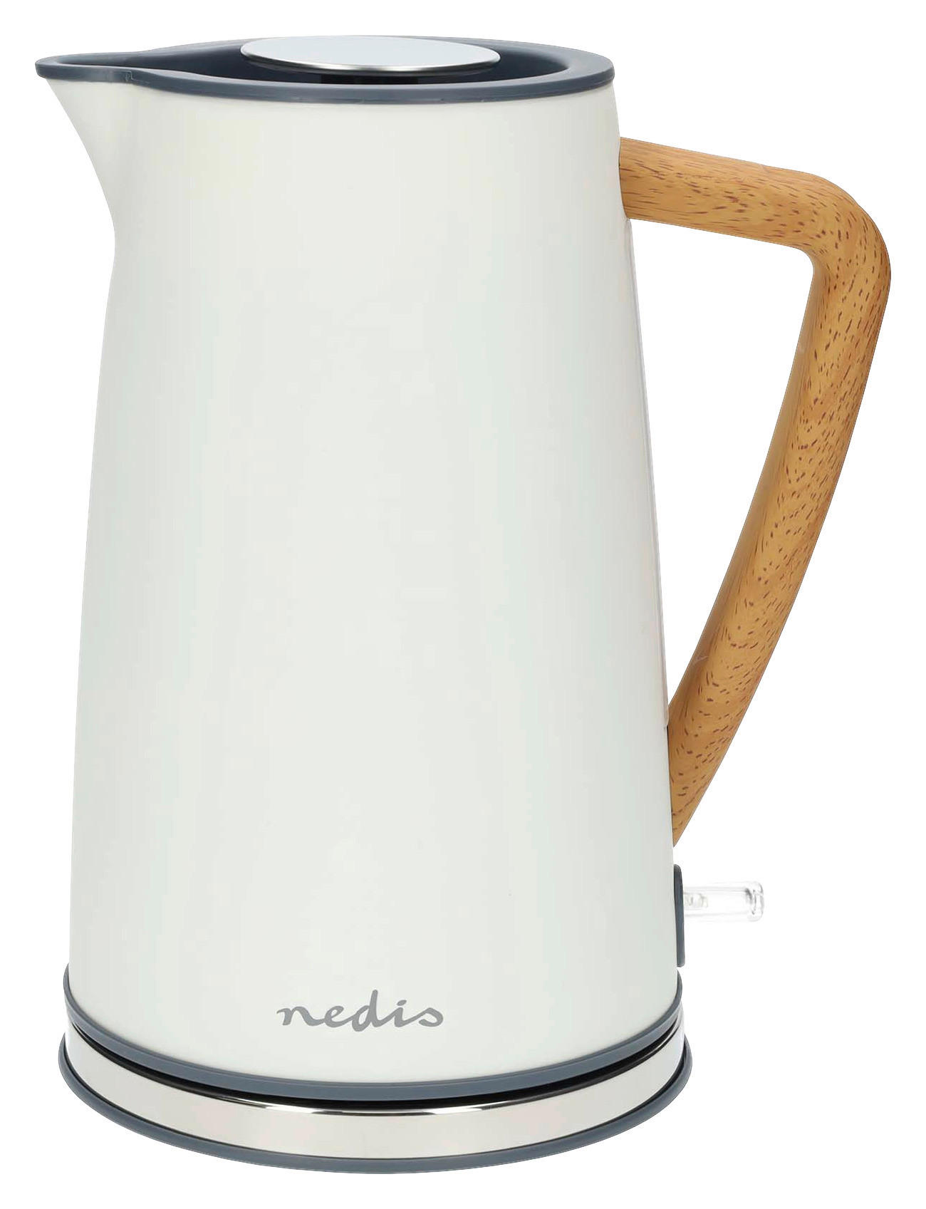 Nedis Wasserkocher Wasserkocher_Nedis 1,7l - weiß (16,00/20,50/25,20cm) - Nedis