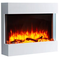 Balderia Wandkamin Elektrischer-Kamin Alva weiß MDF B/H/T: ca. 63,4x72,6x20 cm Elekt.-Kamin Alva EM279B - weiß (63,40/72,60/20,00cm) - Balderia