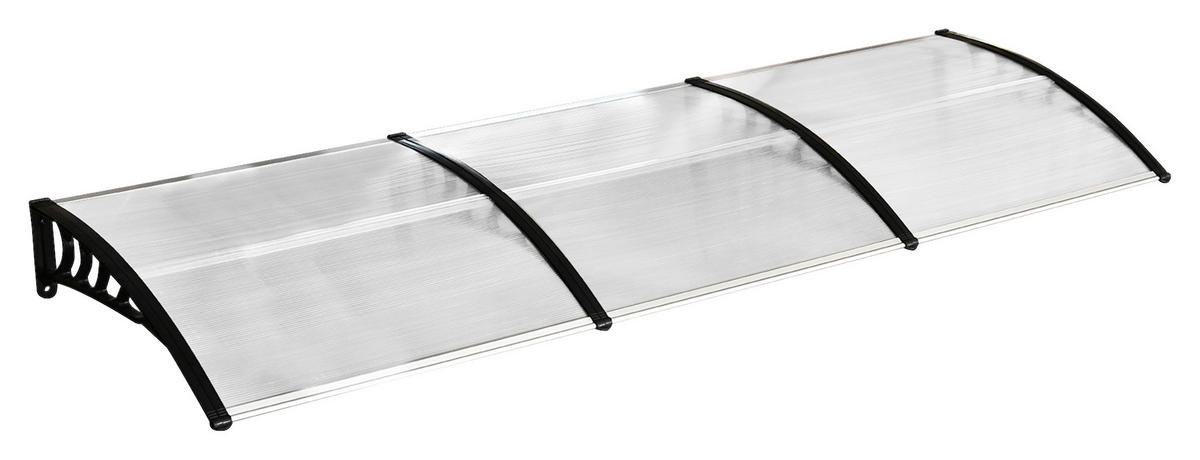 Outsunny Vordach weiß B/H/L: ca. 295x90x23,5 cm Vordach - weiß (23,50/295,00/90,00cm) - Outsunny