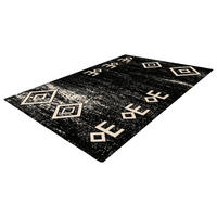 360Living Teppich Naila schwarz B/L: ca. 160x230 cm Naila - schwarz (160,00/230,00cm) - 360Living