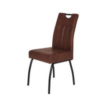 Stuhl Beate braun Vintage B/H/T: ca. 43x99x60 cm Beate - braun/schwarz (43,00/99,00/60,00cm)