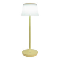 LED-Solar-Tischleuchte gelb Metall Kunststoff B/H/T/D: ca. 13x38x13x13 cm EMMI - gelb (13,00/38,00/13,00cm) - Näve Leuchten