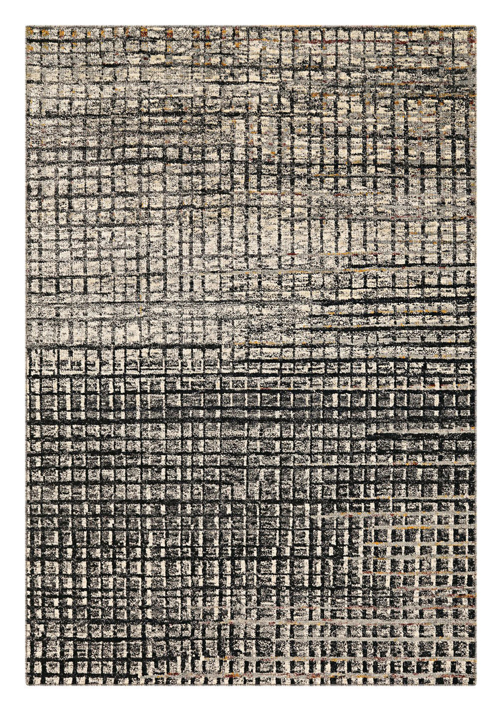 Arte Espina Kurzflorteppich Topaz 5400 grau B/L: ca. 170x240 cm Topaz 5400 - schwarz/grau (170,00/240,00cm) - Arte Espina