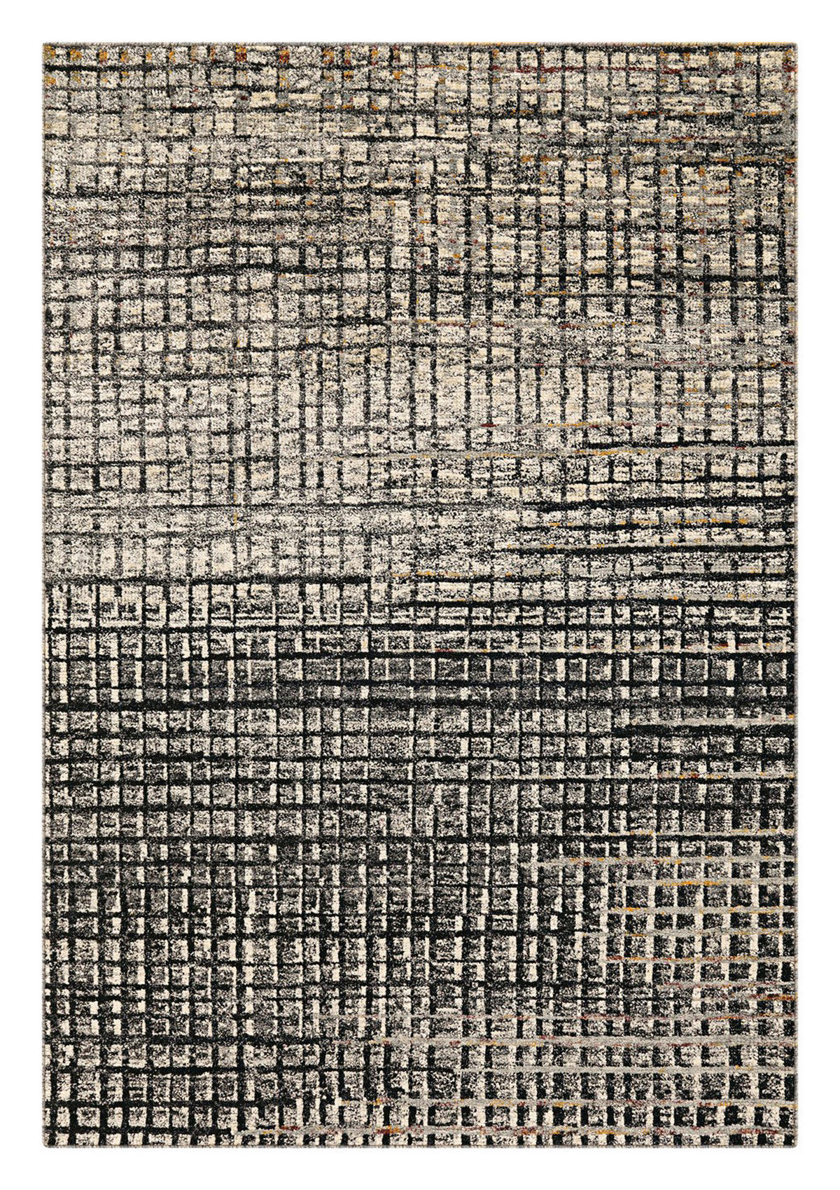 Arte Espina Kurzflorteppich Topaz 5400 grau B/L: ca. 170x240 cm Topaz 5400 - schwarz/grau (170,00/240,00cm) - Arte Espina