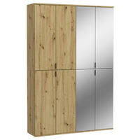 Garderobe PROJEKT Eiche Artisan Nachbildung Spiegel B/H/T: ca. 122x193x34 cm PROJEKT - Eiche (122,00/193,00/34,00cm) - xonox.home