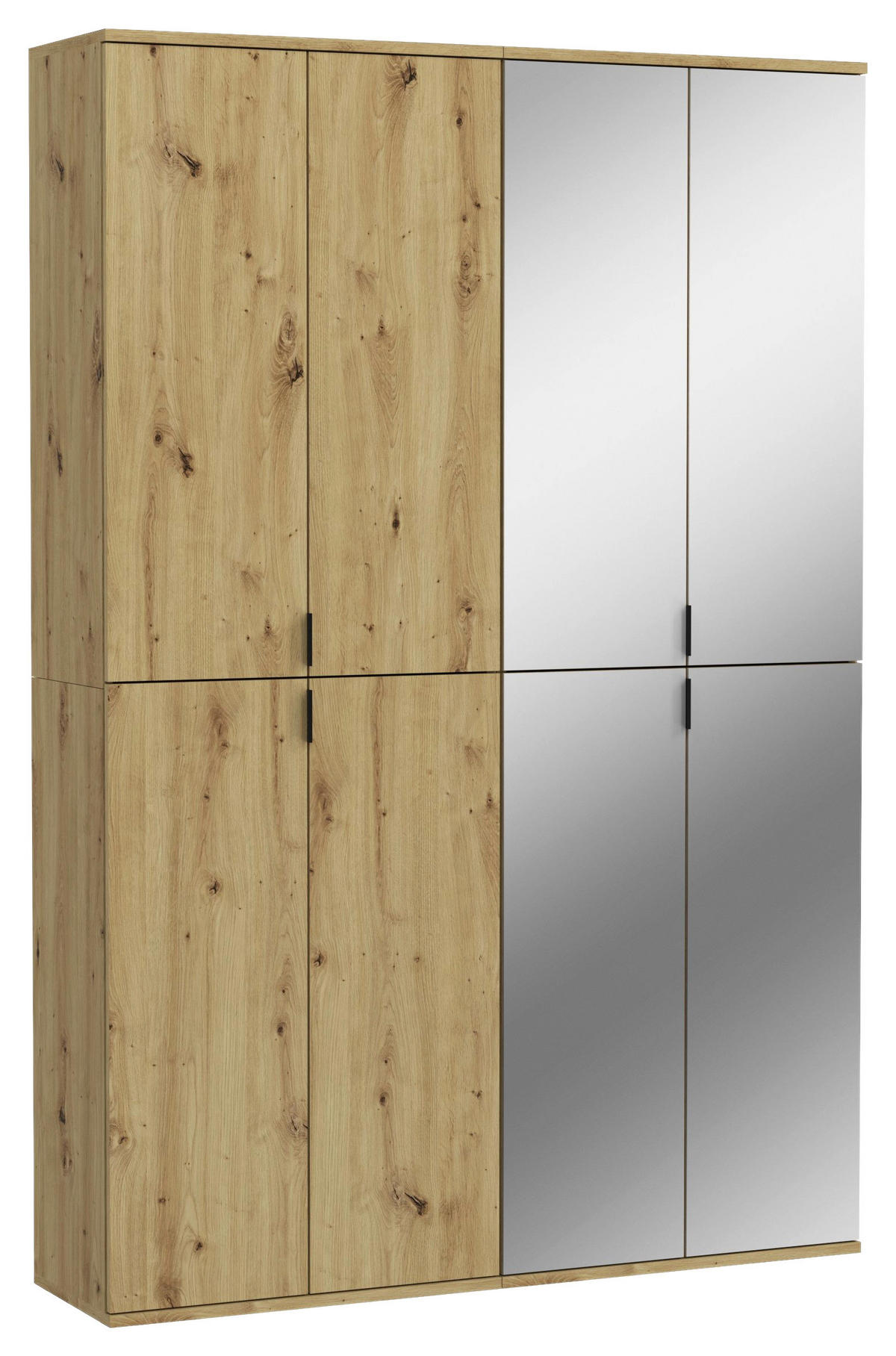 Garderobe PROJEKT Eiche Artisan Nachbildung Spiegel B/H/T: ca. 122x193x34 cm PROJEKT - Eiche (122,00/193,00/34,00cm) - xonox.home
