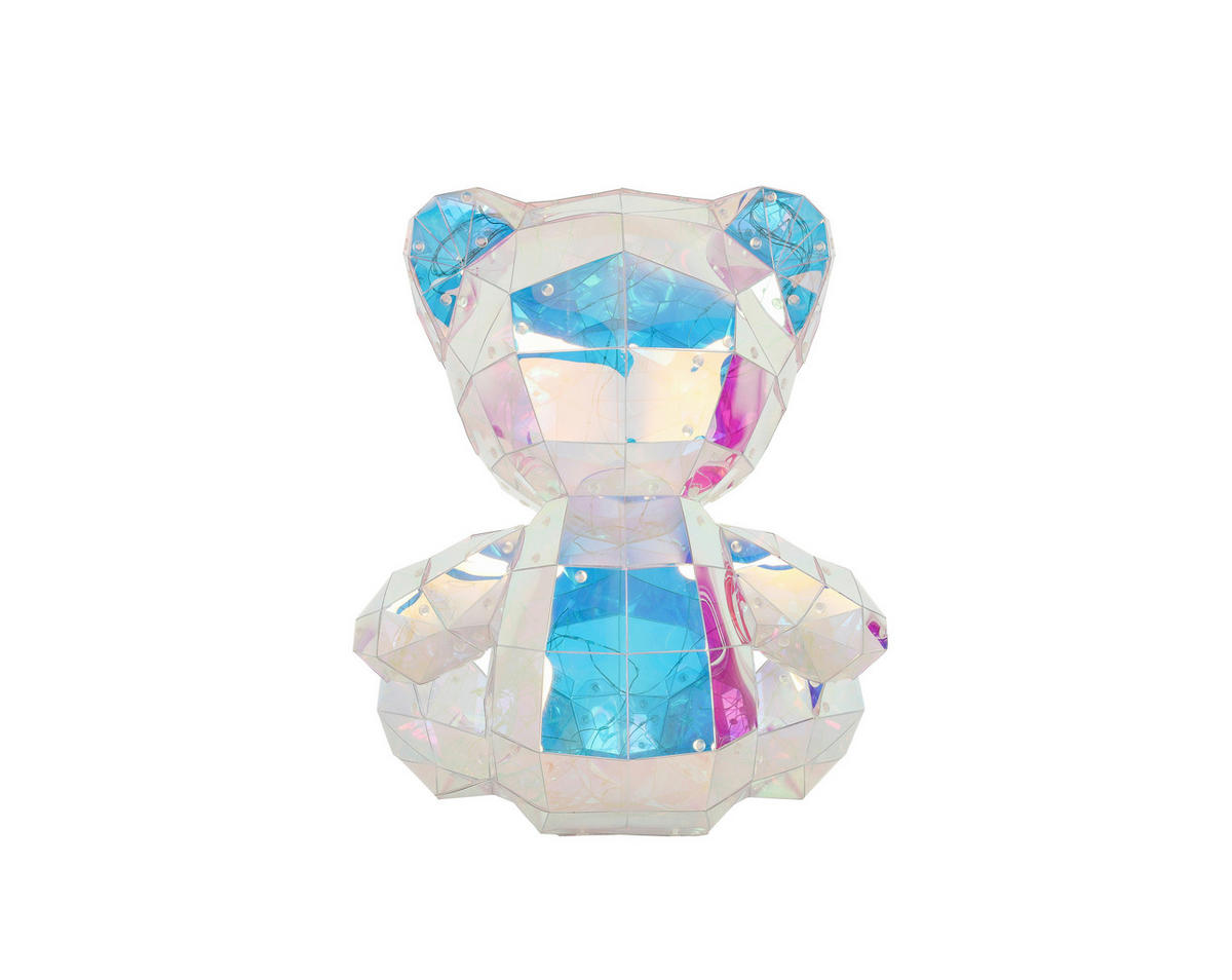 LED-Dekoleuchte transparent Kunststoff B/H/L: ca. 32x40x29 cm Bär - transparent (29,00/32,00/40,00cm)